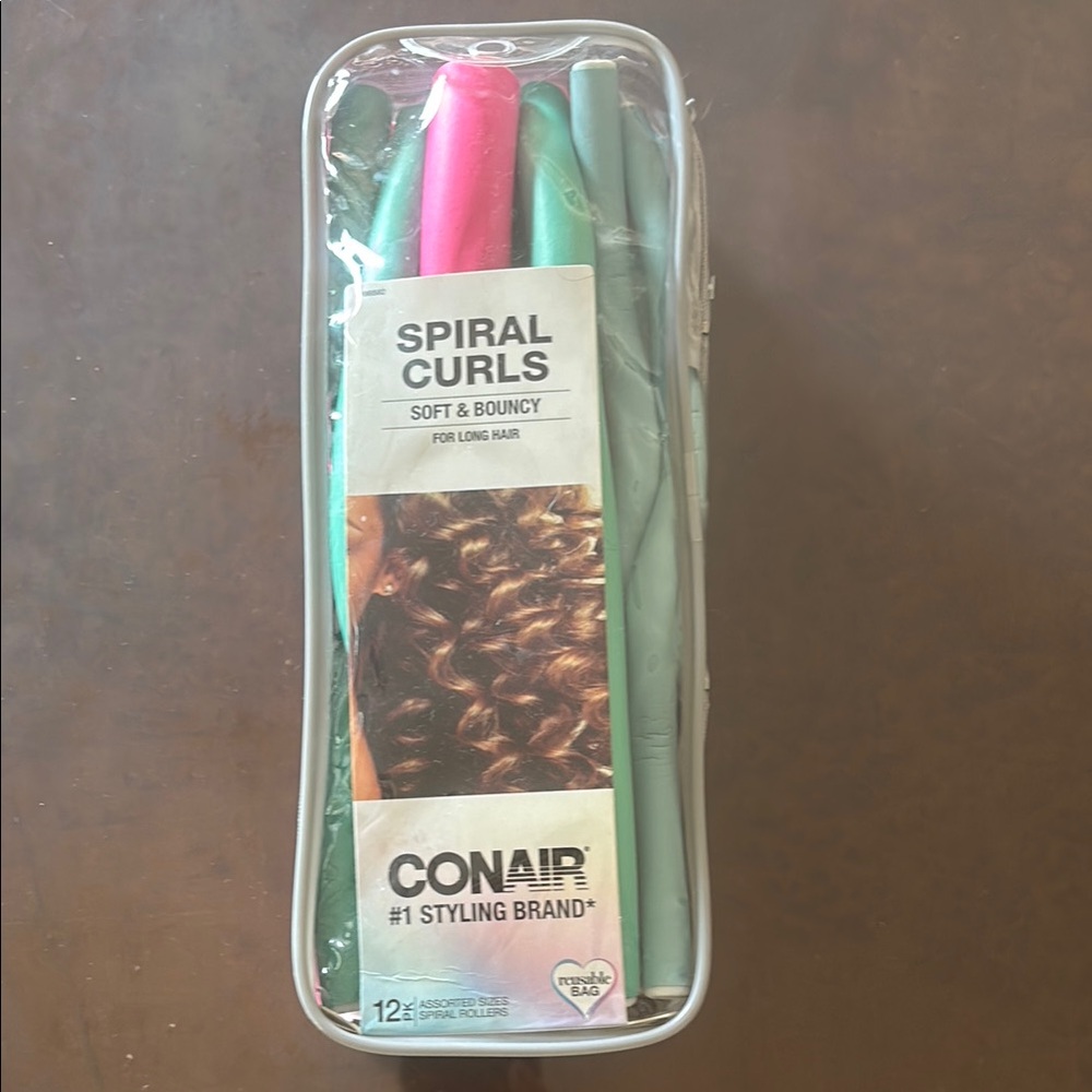 Spiral Curls Styling Set - Pink and Green